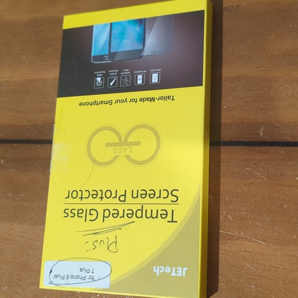 Tempered glass screen protector iPhone 8 plus/7 plus - Picture 1 of 1